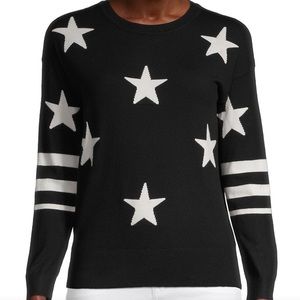 Black and White Star Sweater